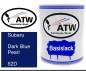 Preview: Subaru, Dark Blue Pearl, 52D: 1L Lackdose, von ATW Autoteile West.